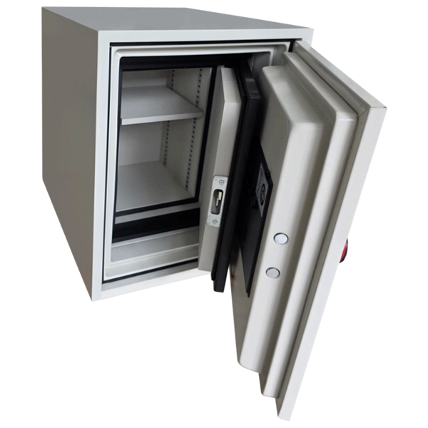 Cofre para Mídias Magnéticas DT 50 E aberto