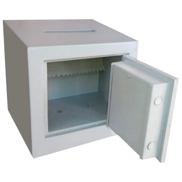 Takemura Cofres – Cofre Boca de Lobo TCL 40 aberto, mostrando o interior