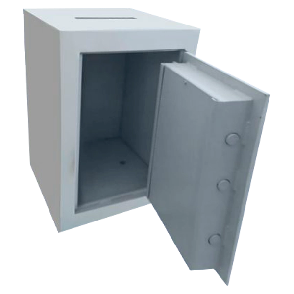 Takemura Cofres – Cofre Boca de Lobo TCL 60 aberto, mostrando o interior