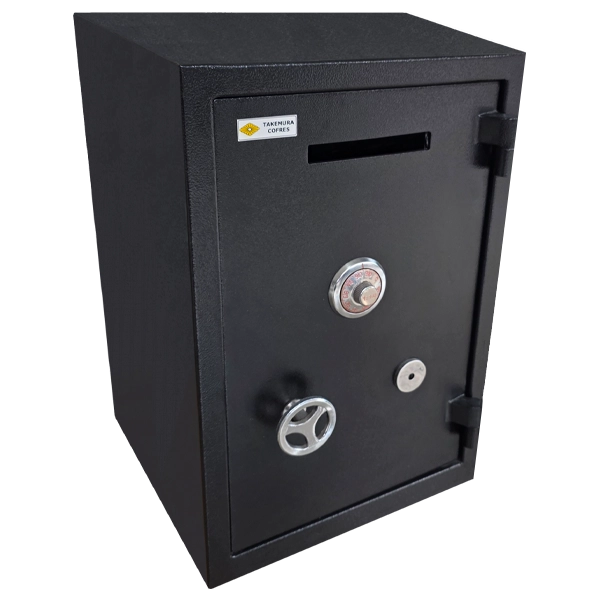 Takemura Cofres – Cofre Boca de Lobo TCL 60 BLP-SC fechado, vista frontal