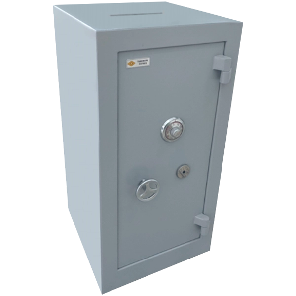 Takemura Cofres – Cofre Boca de Lobo TCL 80 fechado, vista frontal