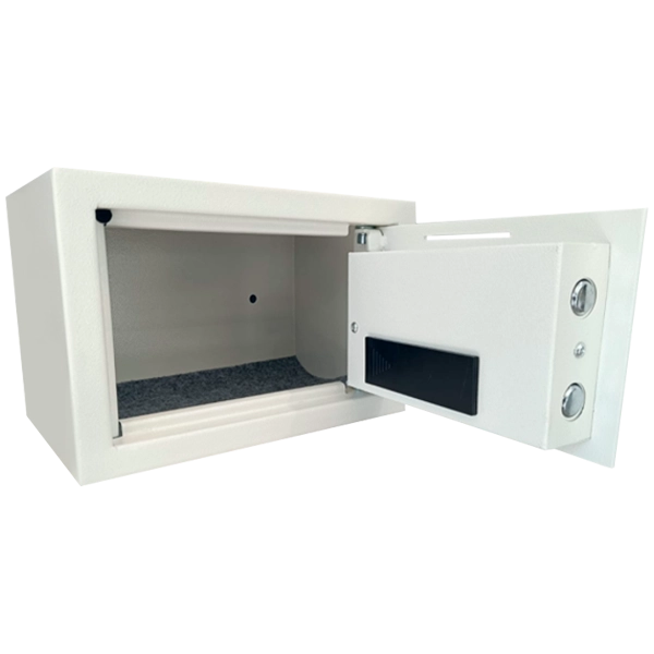 Takemura Cofres – Cofre Digital TCL 200 EB-BL aberto, mostrando o interior