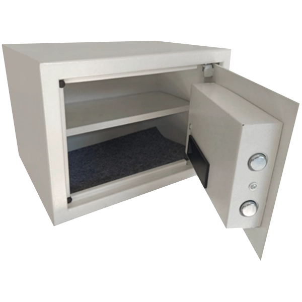 Takemura Cofres – Cofre Digital TCL 250 EB aberto, mostrando o interior