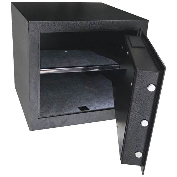 Takemura Cofres – Cofre Digital TCL 400 SE Titan aberto, mostrando o interior