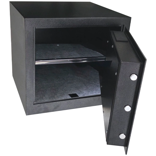 Takemura Cofres – Cofre Digital TCL 400 SE Titan aberto, mostrando o interior