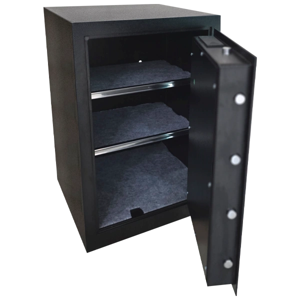 Takemura Cofres – Cofre Digital TCL 600 SE Titan aberto, mostrando o interior